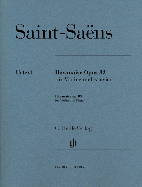 SAINT SAENS C. - HABANERA OP.83 - URTEXT  (V/P)