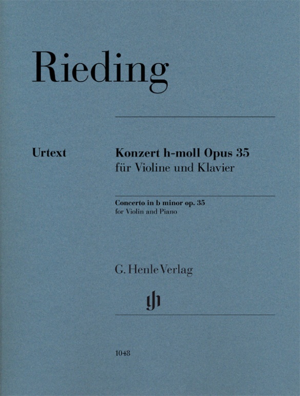 RIEDING O. - CONCIERTO SI m  VIOLIN OP.35 URTEXT