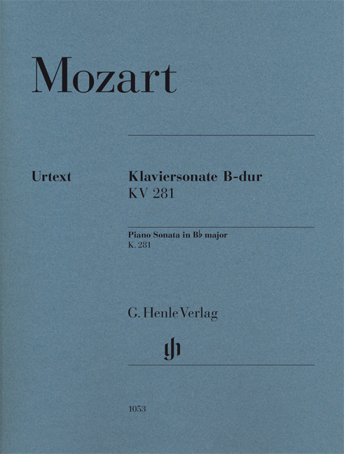 MOZART W.A. - SONATA SIb M KV.281 (189 F) URTEXT   (P)