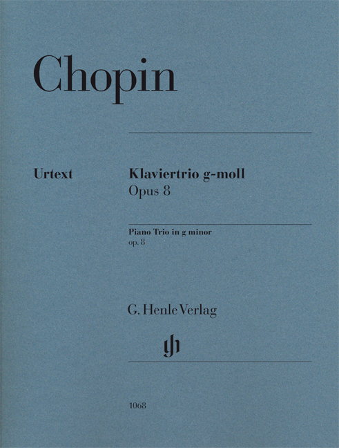 CHOPIN F. - TRIO SOL m (SC+PT) V/VCP - OP.8  URTEXT -