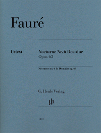 FAURE G. - NOCTURNO Nº 6 REbM OP.63 URTEXT