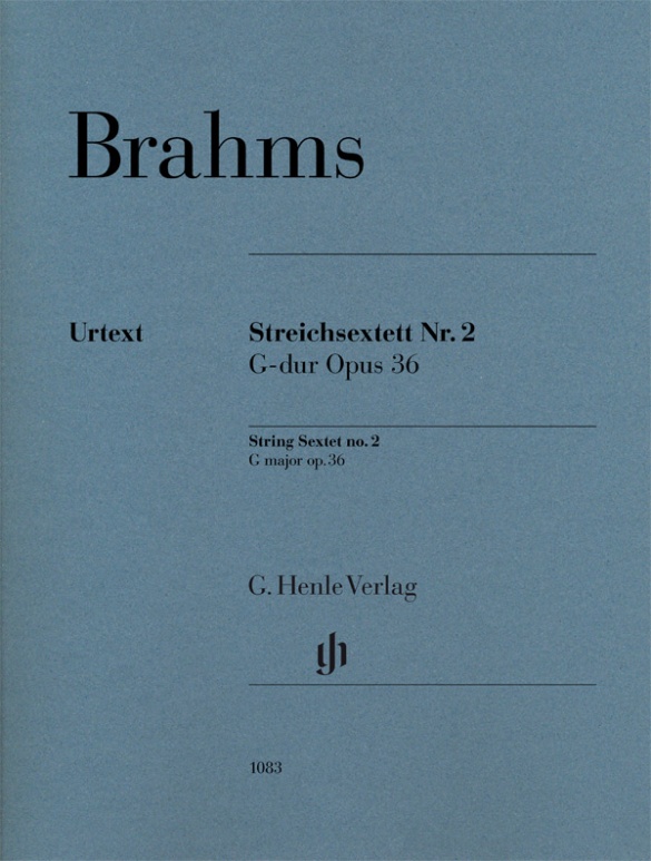 BRAHMS J. - SEXTETO CUERDA Nº 2 SOL M OP.36 URTEXT