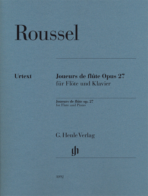 ROUSSEL A. - JOUEURS DE FLUTE (4 PIEZAS OP.27) URTEXT