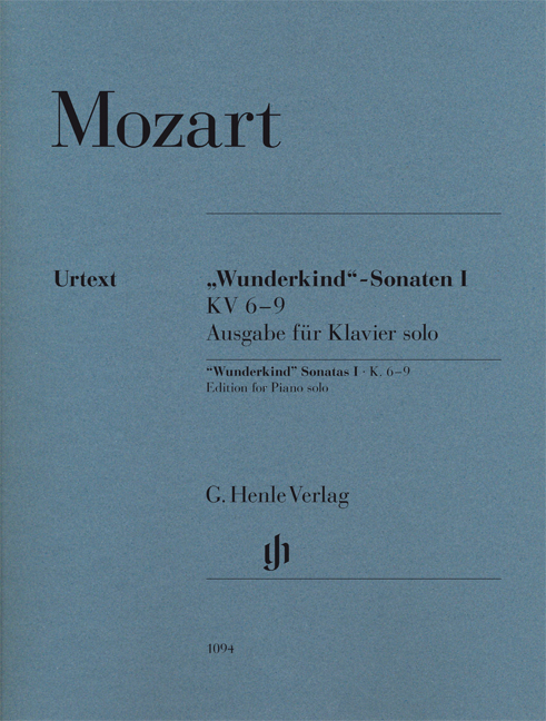 MOZART W.A. - "WUNDERKIND" -SONATEN I. KV 6-9  URTEXT -