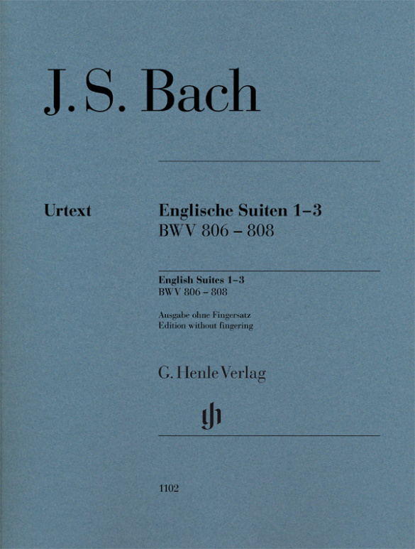 BACH J.S. - SUITES INGLESAS V.1 (6) URTEXT -SIN DIGITAR