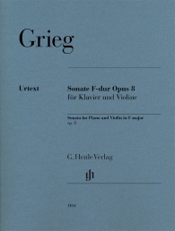 GRIEG E. - SONATA Nº1 FA M (V) - OP.8   URTEXT