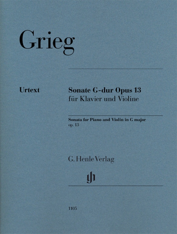 GRIEG E. - SONATA Nº 2 SOL M OP.13 - URTEXT -VIOLIN Y PIANO