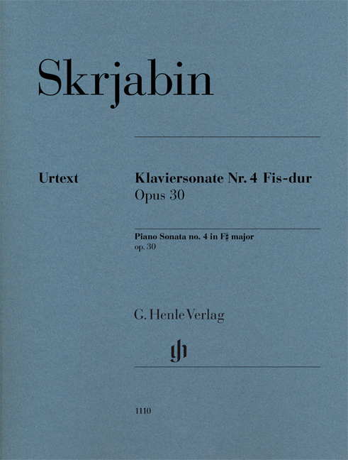SCRIABINE A. - SONATA Nº 4 OP.30 URTEXT