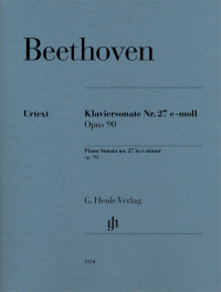 BEETHOVEN L.V. - SONATA Nº 27 MI m OP.90 URTEXT