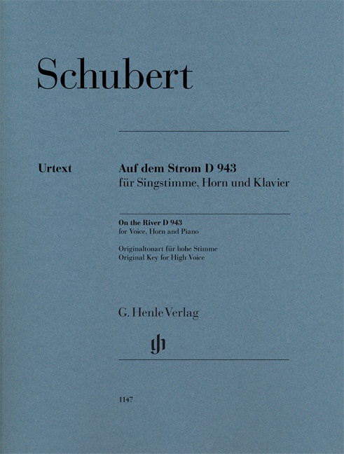 SCHUBERT F. - ON THE RIVER D 943 (TROMPA o CHELLO VOZ Y PIANO) URTEXT