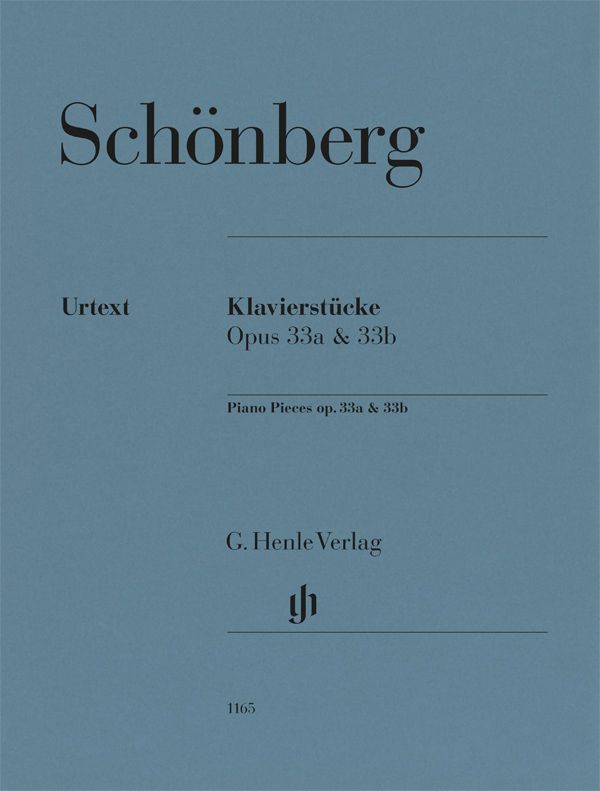 SCHOENBERG A. - PIEZA - OP.33A Y OP.33B URTEXT DIGITADO