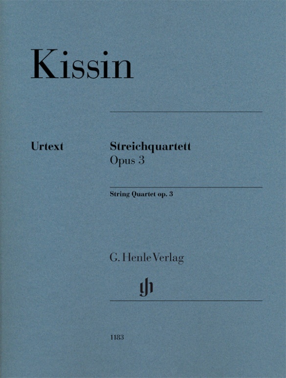 KISSIN E. - CUARTETO CUERDA OP.3 URTEXT