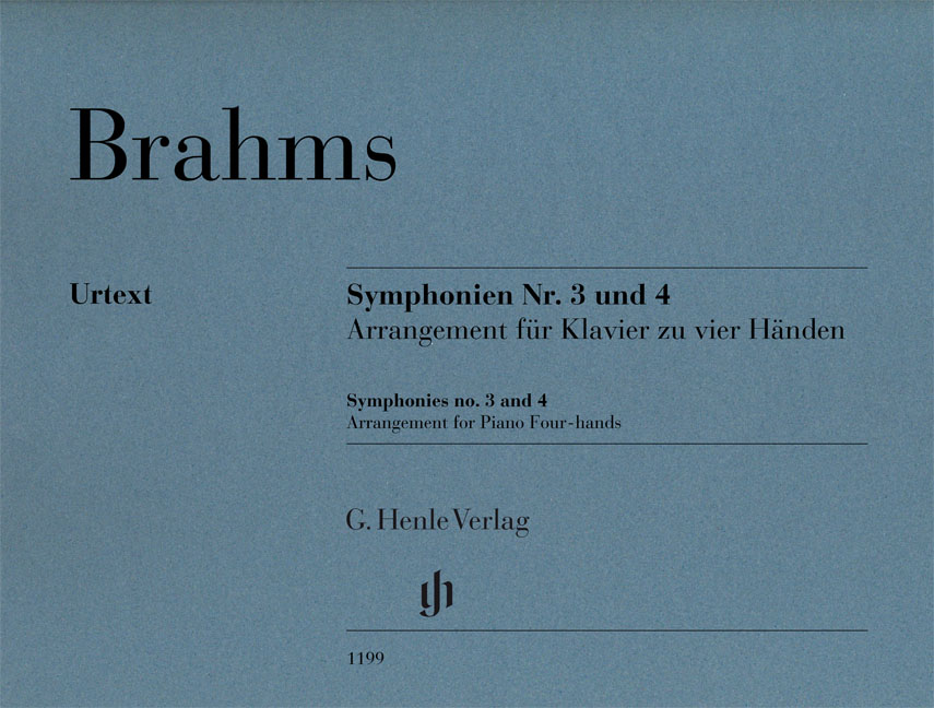 BRAHMS J. - SINFONIAS Nº3-4 PIANO 4 MANOS
