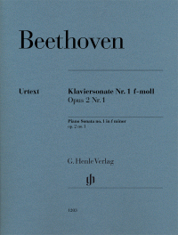 BEETHOVEN L.V. - SONATA Nº1 FAm op.2.1 URTEXT