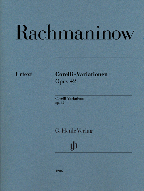 RACHMANINOFF S. - VARIACIONES CORELLI OP.42 (PIANO) URTEXT