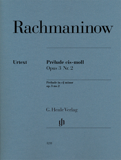 RACHMANINOFF S. - PRELUDIO OP.3 Nº2  URTEXT -