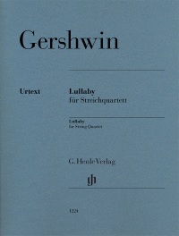 GERSHWIN G. - LULLABY CUARTETO CUERDA URTEXT