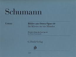 SCHUMANN R. - CUADROS DEL ESTE OP.66 URTEXT PIANO 4 MANOS