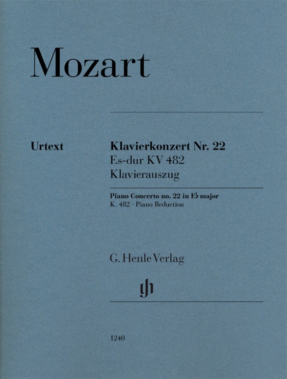 MOZART W.A. - CONCIERTO Nº22 MIb M URTEXT - KV.482