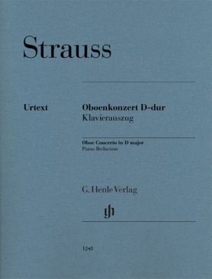 STRAUSS R. - CONCIERTO RE M URTEXT OBOE Y PIANO)