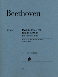 BEETHOVEN L.V. - PARTHIA OP.103 - RONDO WoO 25 OCTETOS DE VIENTO URTEXT