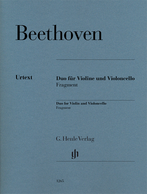 BEETHOVEN L.V. - DUO VIOLIN Y VIOLONCHELO