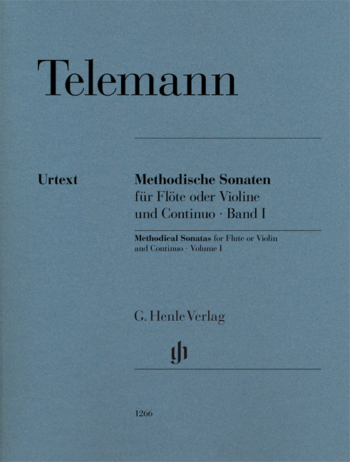 TELEMANN G.PH. - SONATAS METODICAS FLAUTA O VIOLIN Y CONTINUO V.1 URTEXT