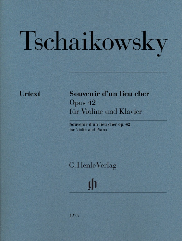 TCHAIKOVSKY P.I.- SOUVENIR D´UN LIEU CHER OP.42 - VIOLIN Y PIANO URTEXT