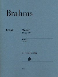 BRAHMS J. - VALSES OP.39 URTEXT