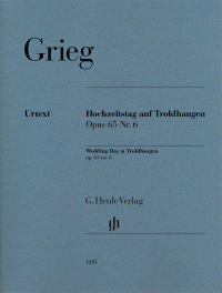 GRIEG E. - DIA DE BODAS EN TROLDHAUGEN OP.65 Nº6 URTEXT