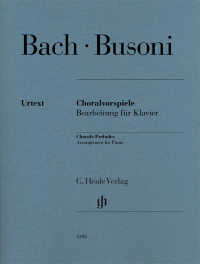 BACH-BUSONI - PRELUDIOS CORALES URTEXT