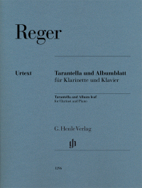 REGER M. - TARANTELLA AND ALBUM LEAF URTEXT