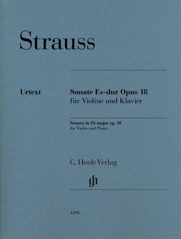 STRAUSS R. - SONATA MIb M OP.18 URTEXT (VP)