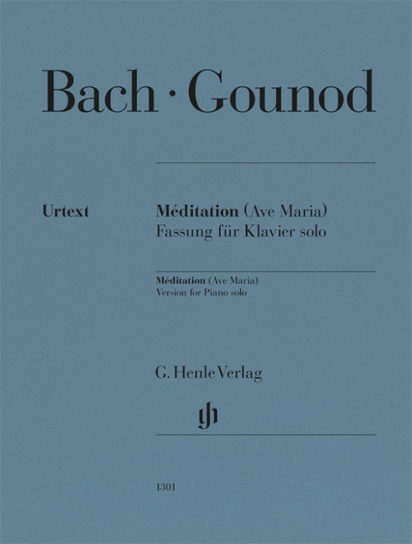 BACH-GOUNOD - MEDITACION AVE MARIA Y AVE MARIA URTEXT