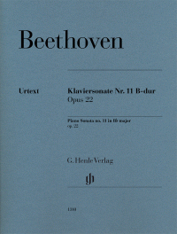 BEETHOVEN L.V. - SONATA Nº 11 SIb M OP.22  URTEXT