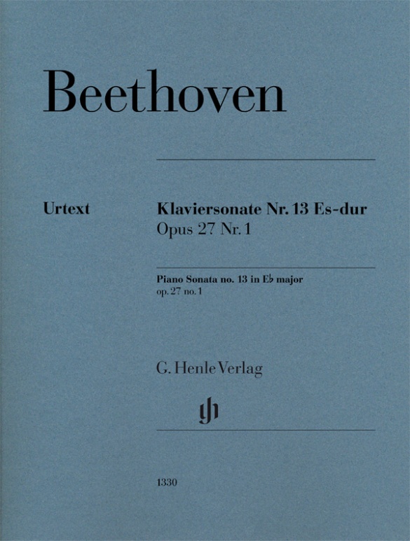 BEETHOVEN L.V. - SONATA Nº 13 MIb M OP.27 Nº 1 - URTETX