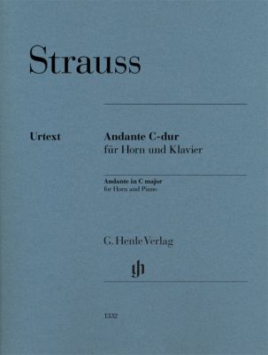 STRAUSS R. - ANDANTE EN DO M TROMPA Y PIANO URTEXT
