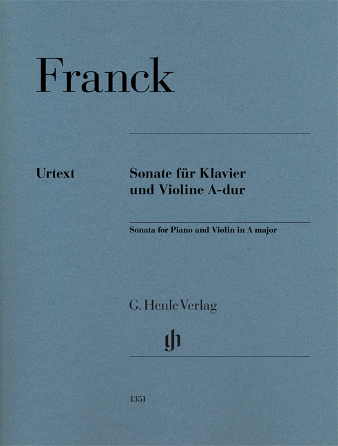 FRANCK C. - SONATA LA M VIOLIN URTEXT
