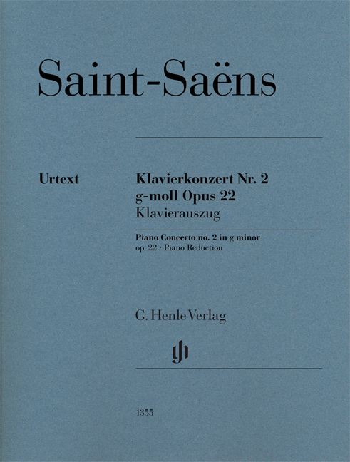 SAINT SAENS C. - CONCIERTO Nº2 SOLm OP.22 URTEXT