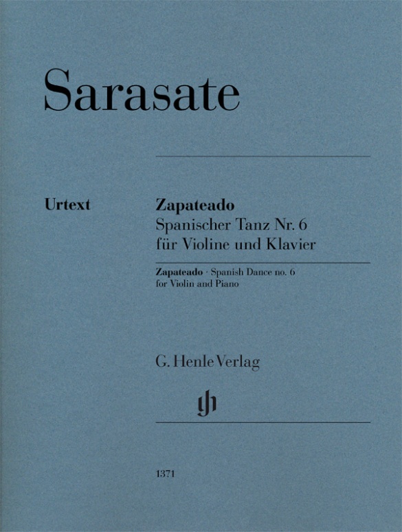 SARASATE P. - ZAPATEADO OP.23 Nº 2 (DANZAS ESPAÑOLAS Nº 6) URTEXT