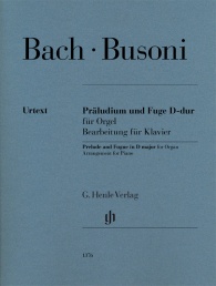 BACH -BUSONI  - PRELUDIO Y FUGA RE M BWV532  URTEXT (PIANO)
