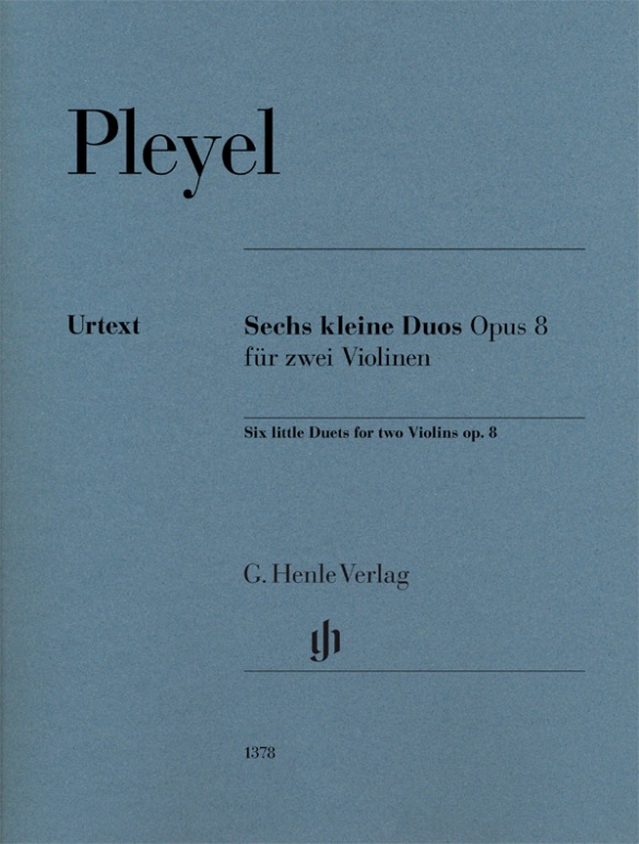 PLEYEL I. - PEQUEÑOS DUOS PARA DOS VIOLINES OP.8 (6) URTEXT