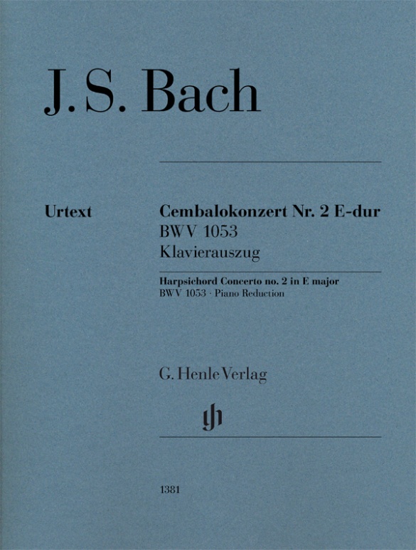 BACH J.S. - CONCIERTO N º2 MI M URTEXT - BWV.1053