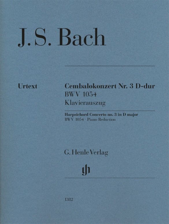 BACH J.S. - CONCIERTO Nº3 RE M URTEXT - BWV.1054 URTEXT