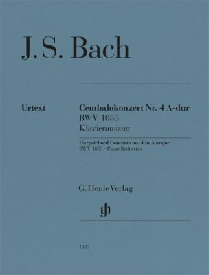 BACH J.S. - CONCIERTO LA M URTEXT - BWV.1055  2 PIANOS URTEXT