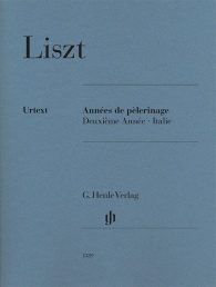 LISZT F. - AÑOS DE PEREGRINAJE V.2 ITALIA - URTEXT  (P) DIGITADO