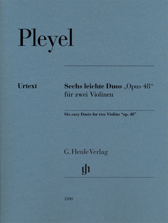 PLEYEL I. - DUOS FACILES (SONATINAS ) (6) - OP.48 URTEXT (2 VIOLINES)