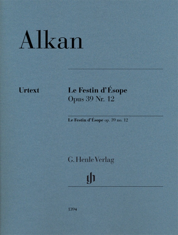 ALKAN CH. - EL FESTIN DE ESOPE OP.39 Nº 12 URTEXT (DE ESTUDIOS TONALES)