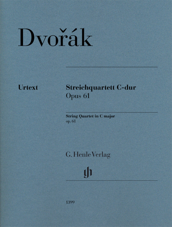 DVORAK A, - CUARTETO DE CUERDA OP.61 DO M (URTEXT)