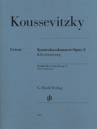KOUSSEVITZKY S. - CONCIERTO CONTRABAJO OP.3 URTEXT